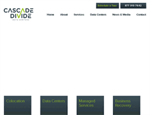 Tablet Screenshot of cascadedivide.com